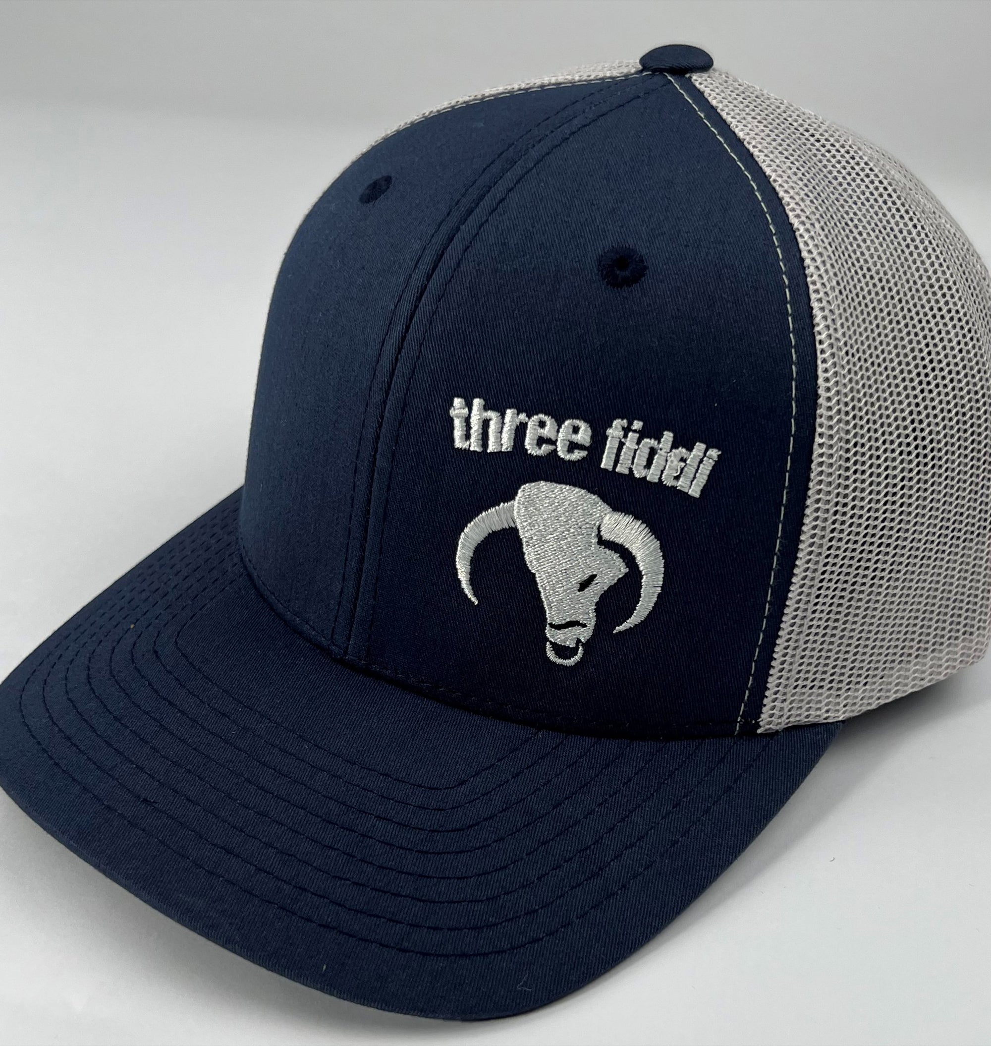 Navy & Silver - Trucker