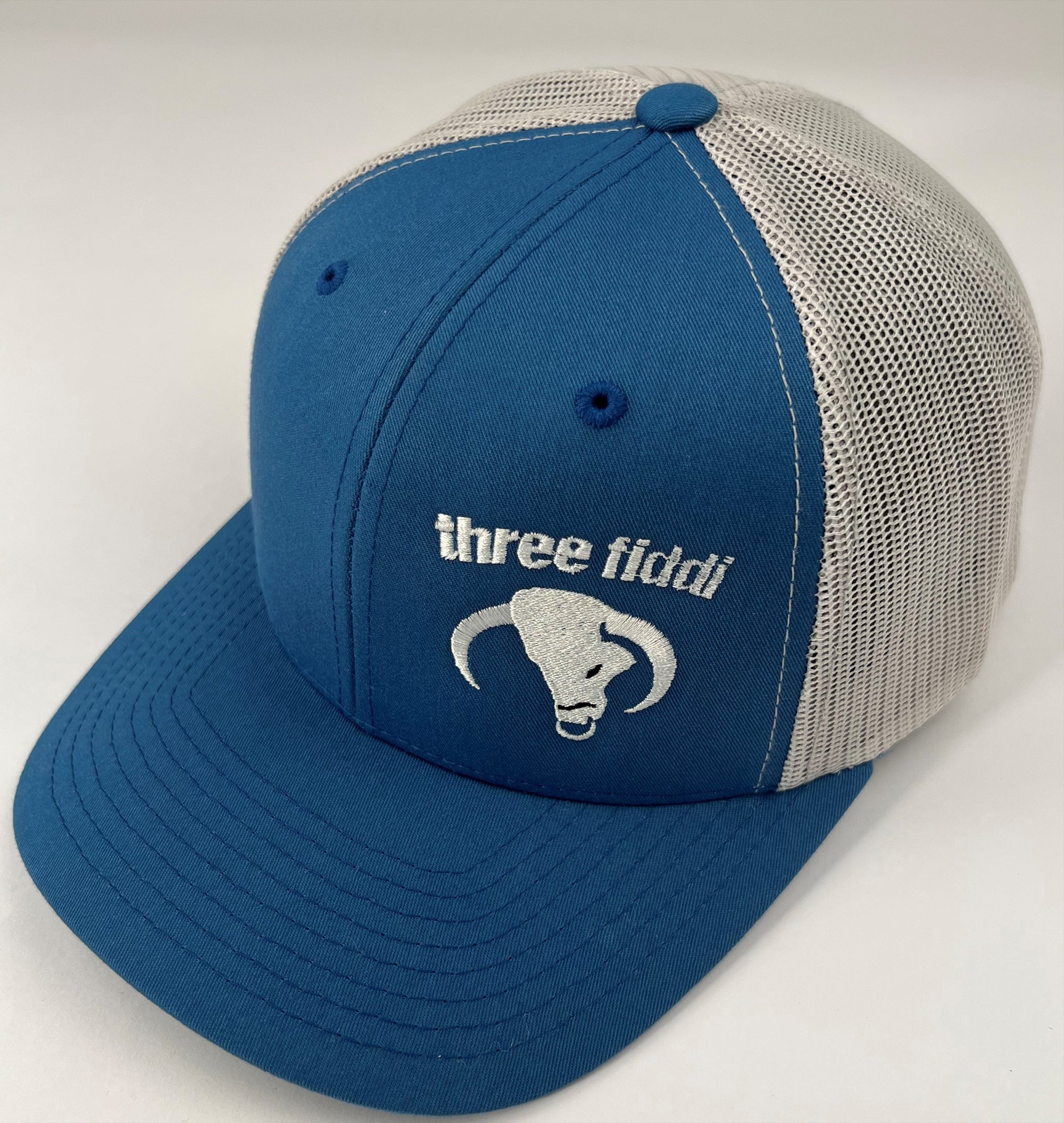 Steel Blue & Silver - Trucker