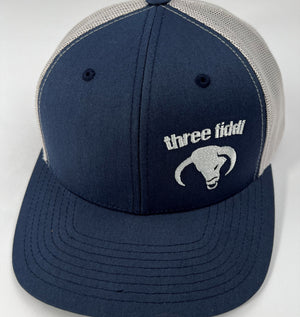 Navy & Silver Trucker