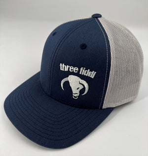 Navy & Silver Trucker